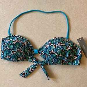 J. Crew leaf swim suit top, small